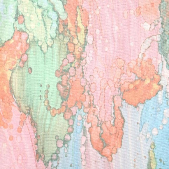 Patchington Tank Top Shirt Pink Blue Green Pastel Watercolors 16 - Picture 10 of 11